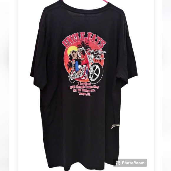 Women's Uncle Fats Biker Bar T Shirt Size 2XL Made in the USA - Picture 2 of 6